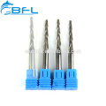 BFL Carbide Taper Ball Nose End Mills For Wood Cutting